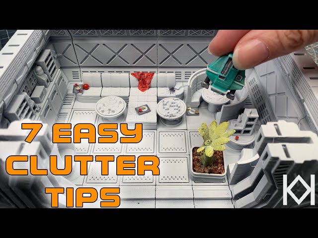 7 Easy Clutter Tips to Bring Your Models to Life | Tabletop Terrain | Diorama