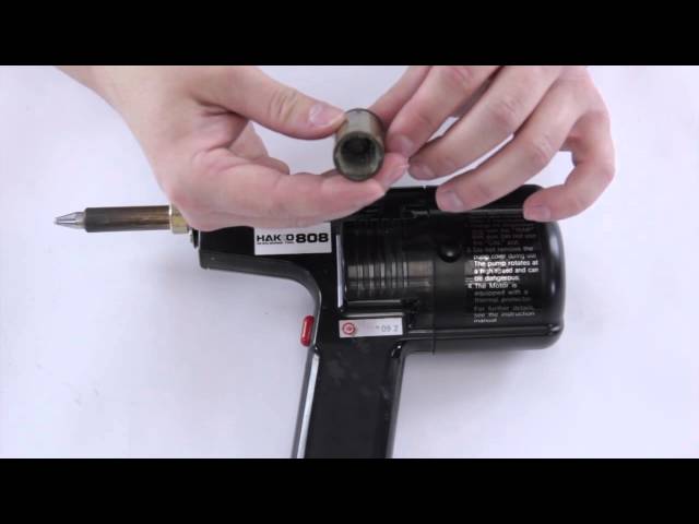 How to Replace the Cartridge on Hakko 808 - DIY How To Desolder Tip #6
