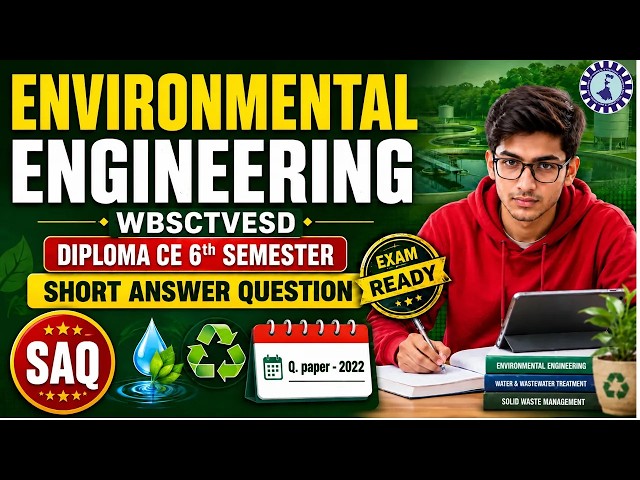 Environment Engineering 2022 Short Answer-Type Questions | CE 6th Sem WBSCTVESD Exam Ready