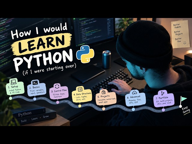 How to Learn Python in 2026 (If I Were Starting Over)