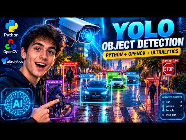YOLO Object Detection with Python | OpenCV & Ultralytics Tutorial