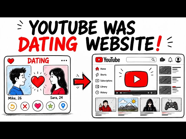 YouTube Was Originally a Dating App?! 😱
