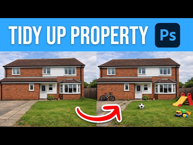 How To Tidy Up Property Photos In Photoshop