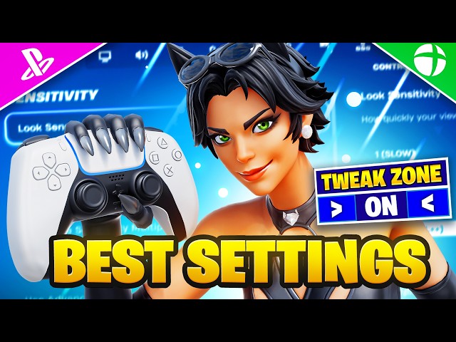 NEW BEST *TWEAKZONE* Controller SETTINGS + Sensitivity For Fortnite Chapter 7 Season 3!