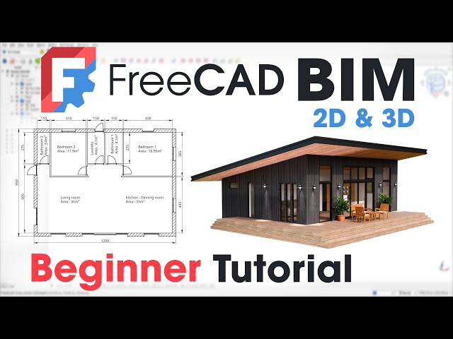 FreeCAD BIM - Architecture - Complete Beginner Tutorial