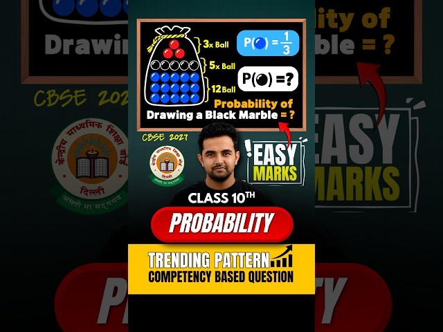 🚀Class 10 Maths | PROBABILITY🎯Trending Competency-Based Question | CBSE 2027 #shorts #trending #cbse
