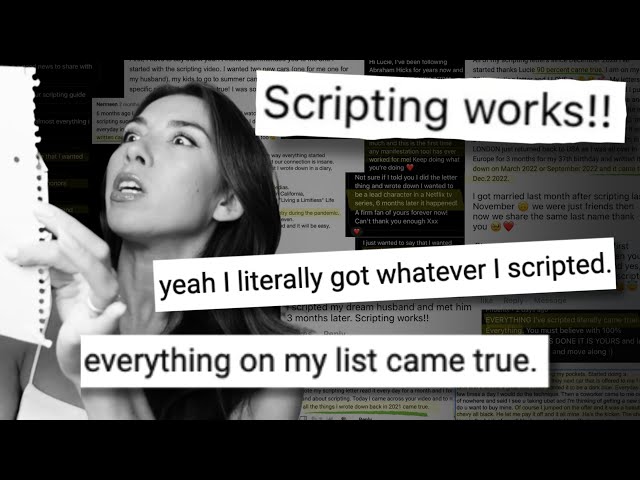 The Law of Assumption Scripting Method explained.