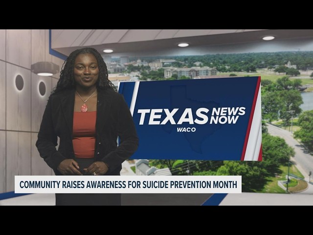 Community raises awareness for suicide prevention month | Texas News Now