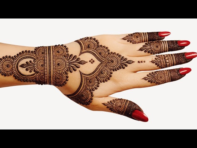 Very simple easy back hand mehndi design | stylish mehndi designs | mehandi design | mehandi |mehndi