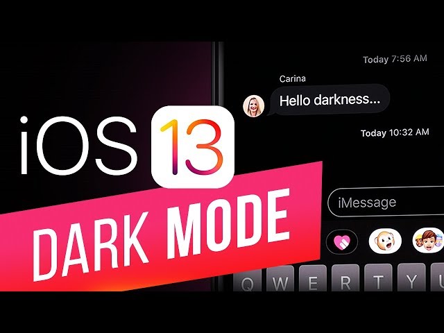 EXCLUSIVE! How to Turn On Dark Mode in iOS 13? Save Your Eyes​​​​​​​ with iPhone & iPad