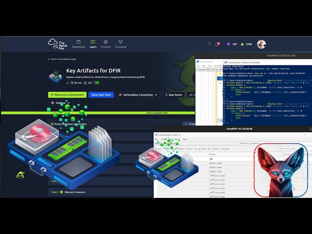 TryHackMe Key Artifacts for DFIR | Full Walkthrough 2026