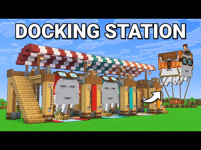Minecraft: PERFECT Happy Ghast Docking Station Tutorial (Easy)