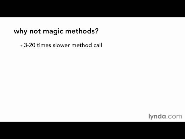 Advance OOP Tutorial for PHP programming Part 9(Describing magic method)