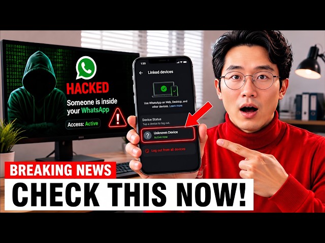 STOP EVERYTHING: Someone Is Inside Your WhatsApp Right Now — Check in 30 Seconds