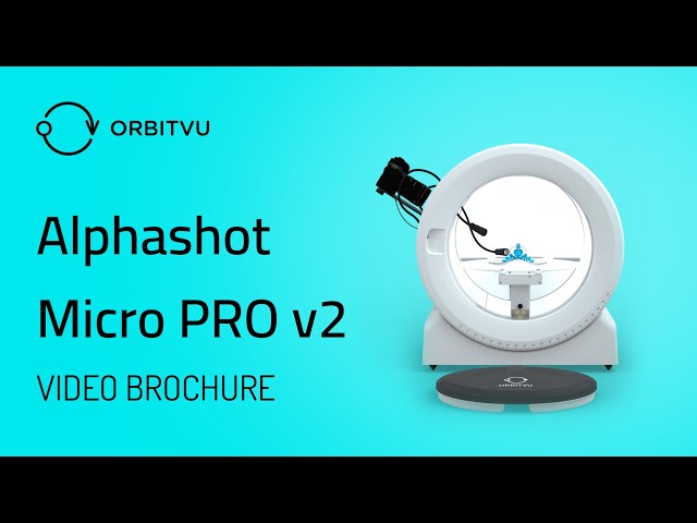 Alphashot Micro Pro v2: Compact Studio for Jewelry & Watch Photography | Orbitvu