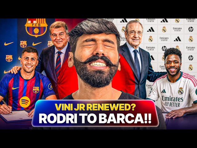WTF Barcelona ! Rodri Ne Real Madrid ko DHOKA De Diya ! Rodri to Barcelona & Vinicius at Real Madrid