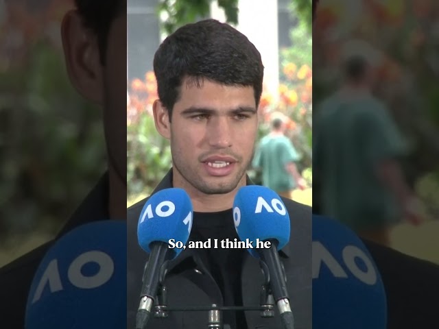 Carlos Alcaraz shares how much he has been inspired by Novak Djokovic over the years ❤️