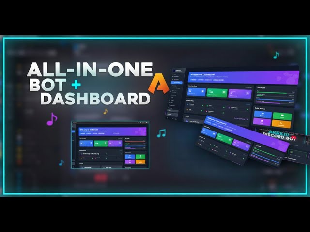All In One Discord Bot With Modern Dashboard | Free Source Code & Easy Setup Guide
