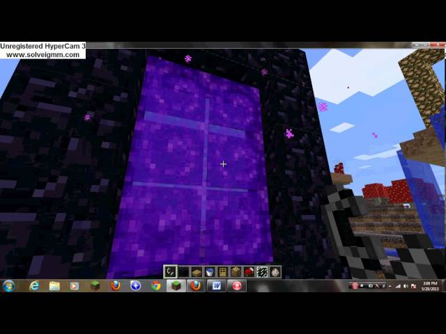Minecraft   How to Make Nether Portal No Mods)