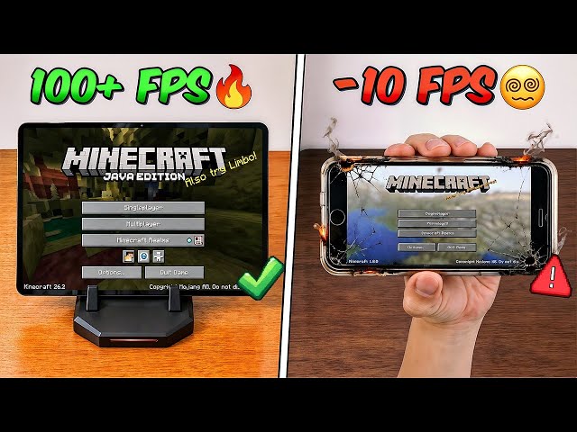 Can a 10-Year-Old Phone Run Minecraft Java?😵
