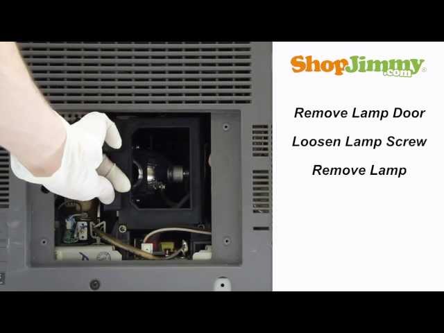 SAMSUNG HLR BP96-01073A Lamp Replacement Guide for DLP TV Repair