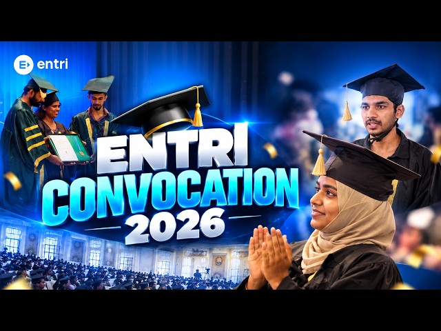 One Course… One Career… One Graduation! 🎓 | Erode Mahesh | Entri Grand Convocation