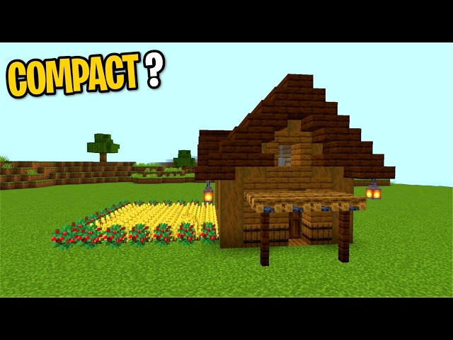 Minecraft COMPACT Starter House Tutorial