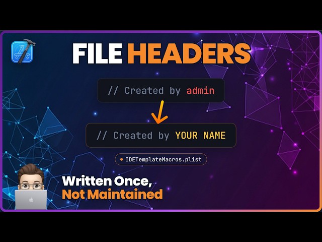 How to Change the Created By Header in Xcode (2026)