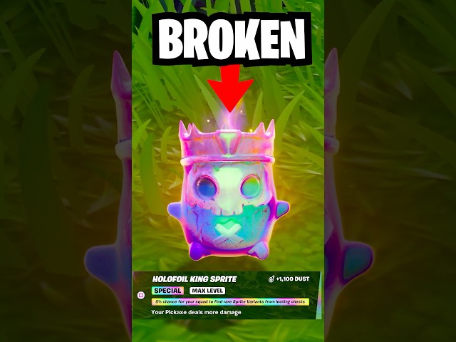 The HOLOFOIL KING SPRITE is Broken 😭