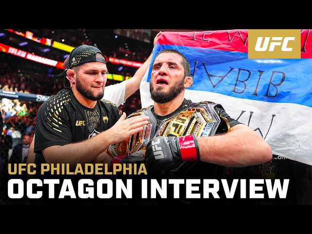 Islam Makhachev Octagon Interview | UFC 330