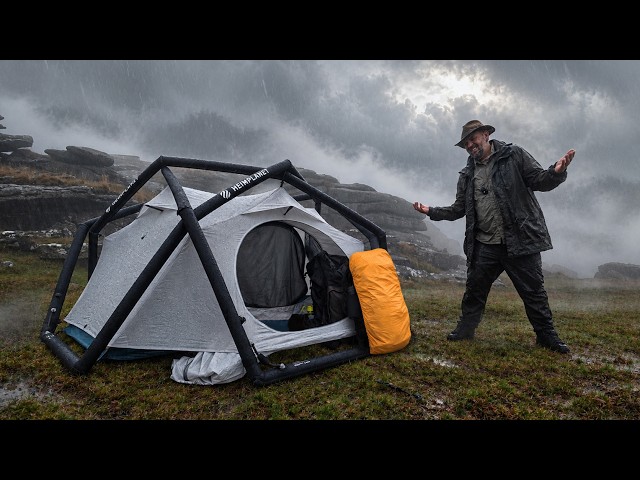 I bought a €1000 Inflatable Tent and it Rained non stop