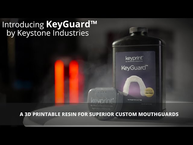 KeyPrint® KeyGuard® Biocompatible DLP Resin for Custom-made Athletic Mouthguards.