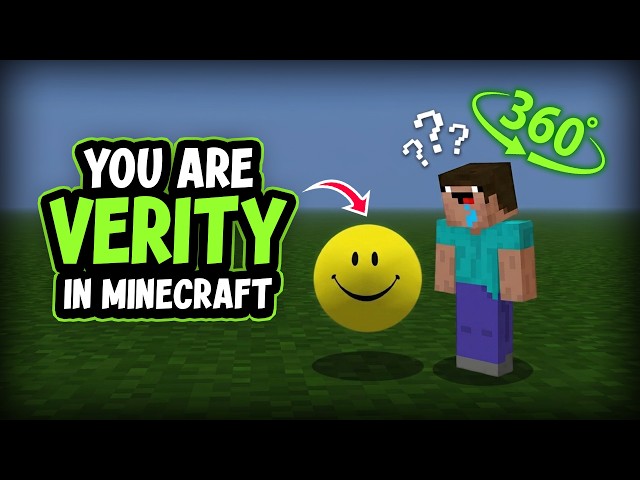 POV: You Are Verity in Minecraft and Steve Has No Idea What You Are (360°)😶