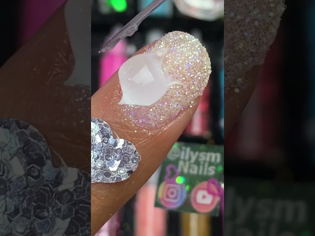 Hi! 😊 FollowInstagram  ilysmnails #nailart #nailpolish #acrylicnails #satisfying #slime #glitter #a