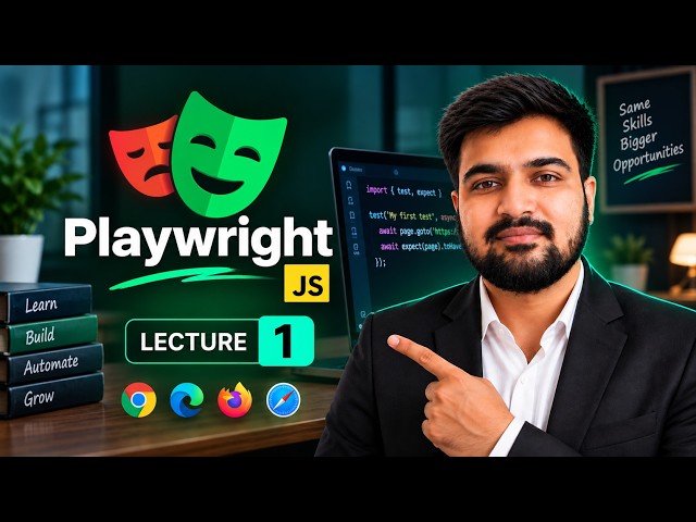 Playwright with JavaScript: Complete Introduction for Beginners | Web Automation Testing