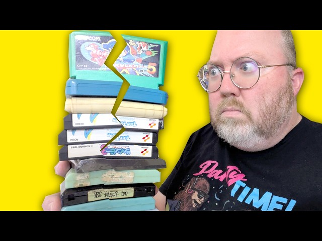 Can I Fix this Stack of Famicom Games with Open Cart Surgery?