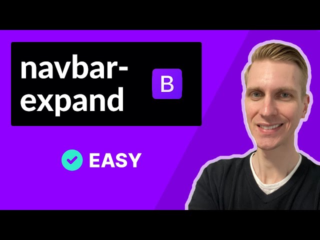 Bootstrap 5 What is Navbar Expand