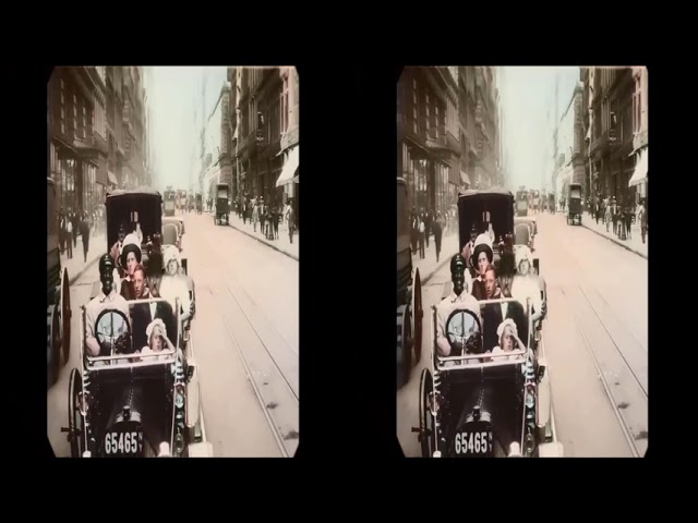 New York 1911 in VR and Color 60fps, Remastered w⁄sound design added 3D 720p 60fps H264 128kbit AA