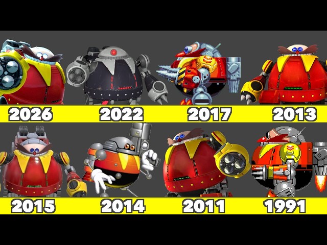 Evolution of Death Egg Robot Game Graphics In SEGA and Nintendo Games
