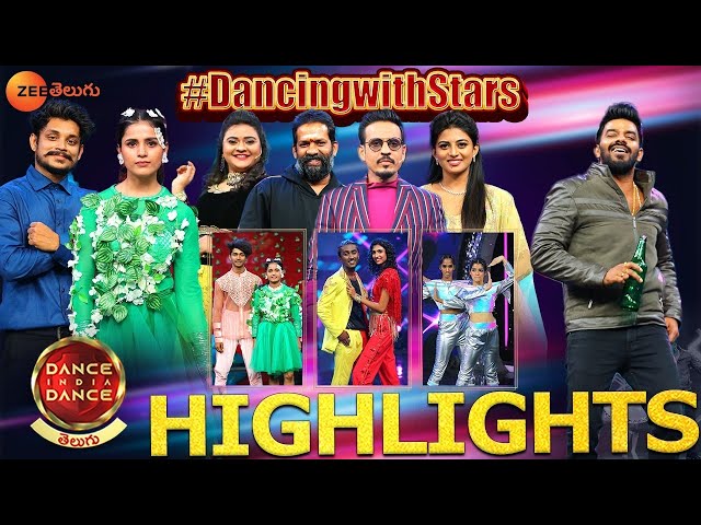 #DanceWithStars Episode 13 Highlights | Dance India Dance Telugu | Every Sun at 9PM | Zee Telugu