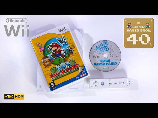 40 Days of Mario Tribute! Day 4: Super Paper Mario (Super Mario Bros. 40th Anniversary)