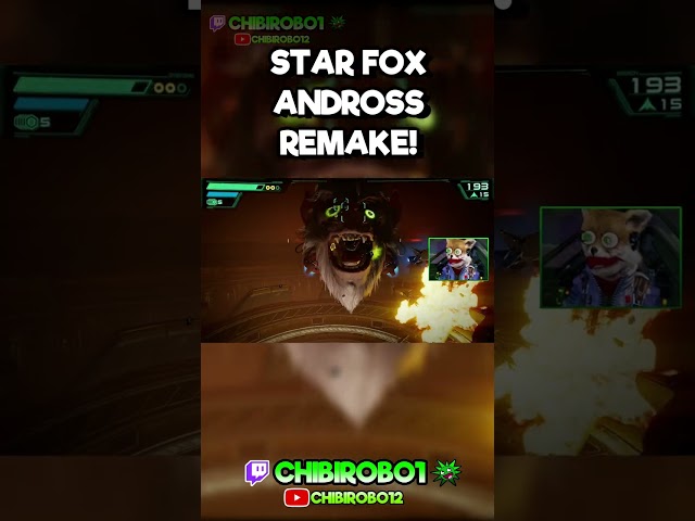ANDROSS LOOKS COMPLETELY DIFFERENT NOW #starfox #remake #gaming