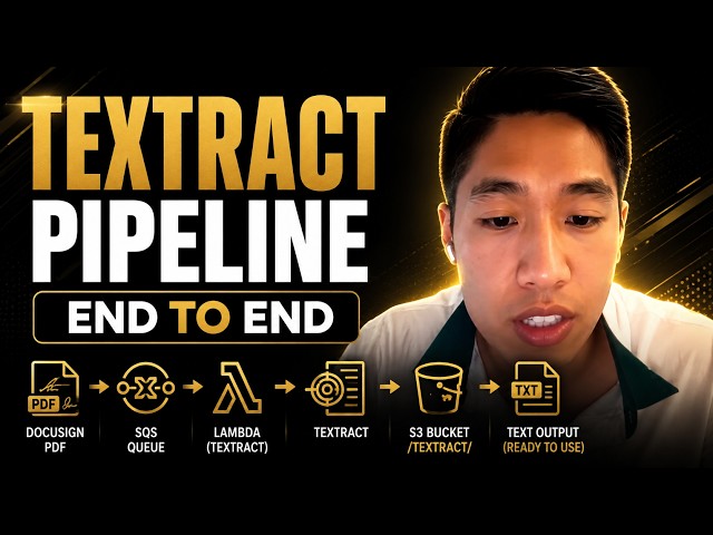 Build a Serverless Contract Processing Pipeline: AWS Lambda + Textract + SQS + S3