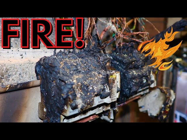 Fuseboard Fire, House Fire, Exotic life of an Electrician