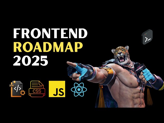 Frontend Developer Roadmap 2025 (No BS)  How to Actually Land a Junior Dev Job