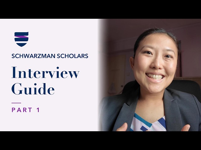 Schwarzman Scholars Interview Day Guide Part 1 | Prep, Panel & What Nobody Tells You