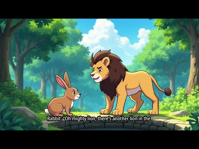 The Clever Rabbit and the Lion | English Moral Story for Kids | @JangiTech 
