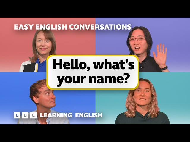 How to introduce yourself: Easy English Conversations 💬 Episode 1
