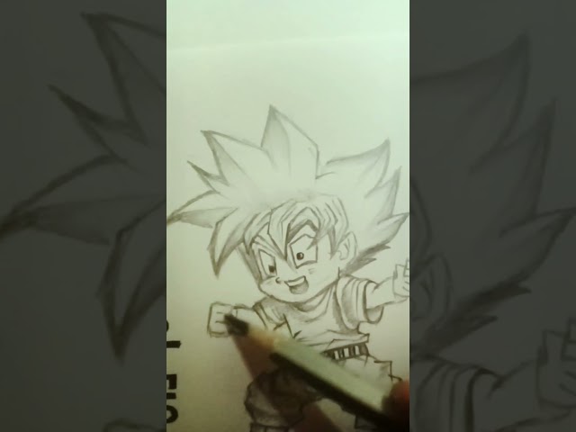 Goku Drawing 🔥 | Anime Art #shortsGoku Pencil Art ✨ | Dragon Ball Drawing#shortvideo #goku