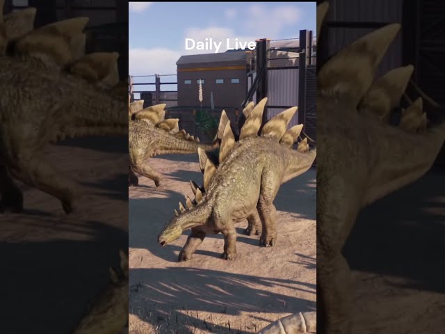 Jurassic world Release Stegosaurus #short #Stegosaurus